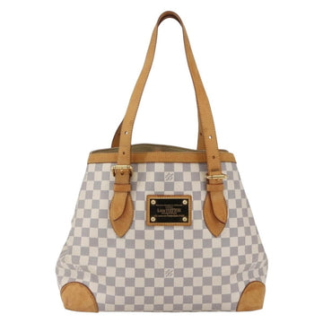 LOUIS VUITTON Damier Azur Hampstead MM Tote Bag N51206 LV Auth 165853 - 0