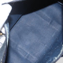 GUCCI GG Supreme Sherry Line Boston Bag PVC Navy Gold 40 02 006 Auth 165856-11