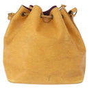 LOUIS VUITTON Epi Petit Noe Shoulder Bag Yellow M44109 LV Auth 165857-2