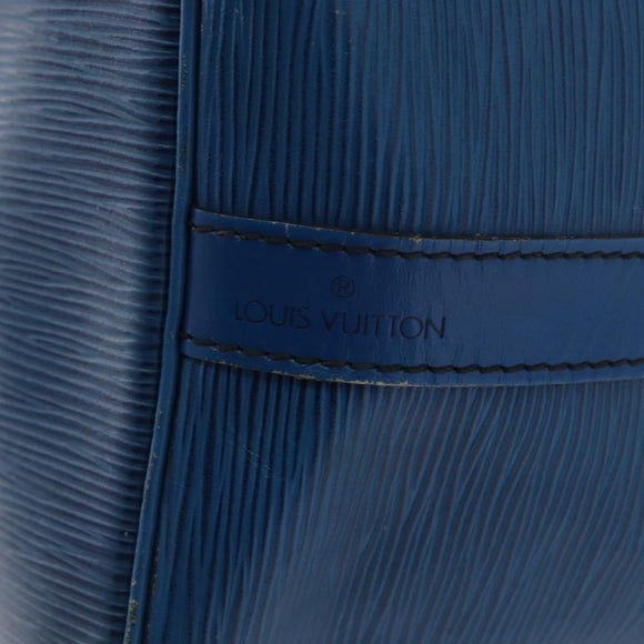 LOUIS VUITTON Epi Petit Noe Shoulder Bag Blue M44105 LV Auth 165858
