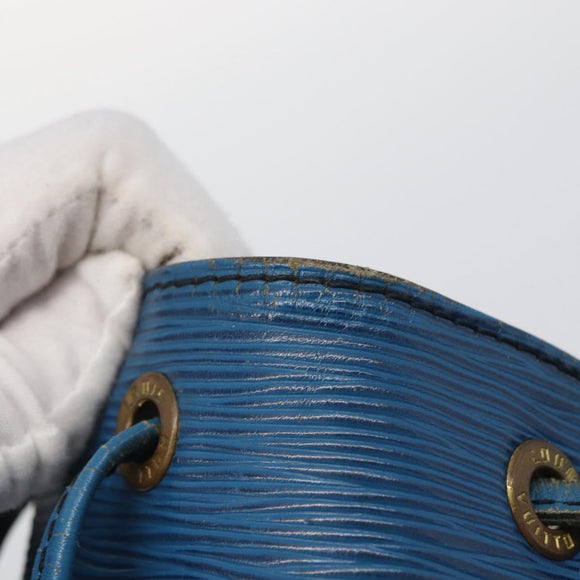 LOUIS VUITTON Epi Petit Noe Shoulder Bag Blue M44105 LV Auth 165858
