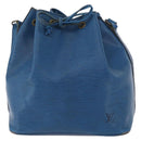 LOUIS VUITTON Epi Petit Noe Shoulder Bag Blue M44105 LV Auth 165858-2