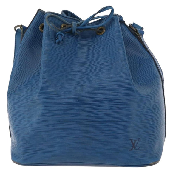 LOUIS VUITTON Epi Petit Noe Shoulder Bag Blue M44105 LV Auth 165858