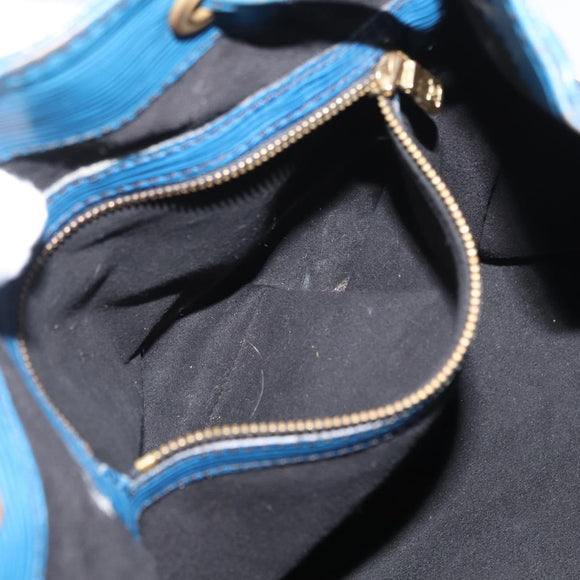 LOUIS VUITTON Epi Petit Noe Shoulder Bag Blue M44105 LV Auth 165858