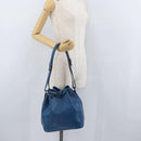 LOUIS VUITTON Epi Petit Noe Shoulder Bag Blue M44105 LV Auth 165858-24