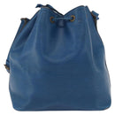 LOUIS VUITTON Epi Petit Noe Shoulder Bag Blue M44105 LV Auth 165858-3
