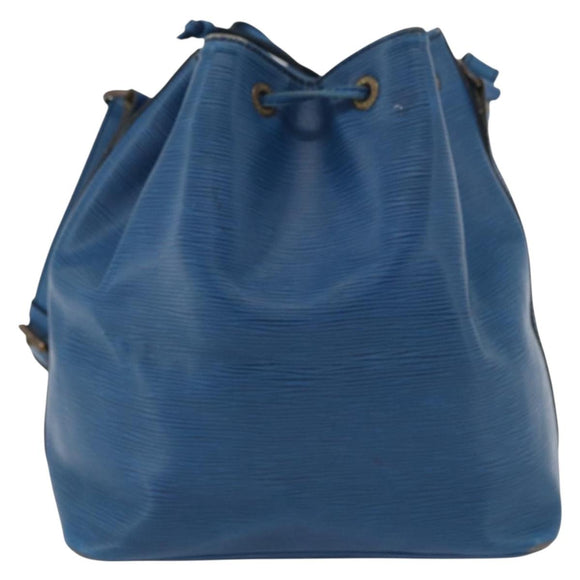 LOUIS VUITTON Epi Petit Noe Shoulder Bag Blue M44105 LV Auth 165858