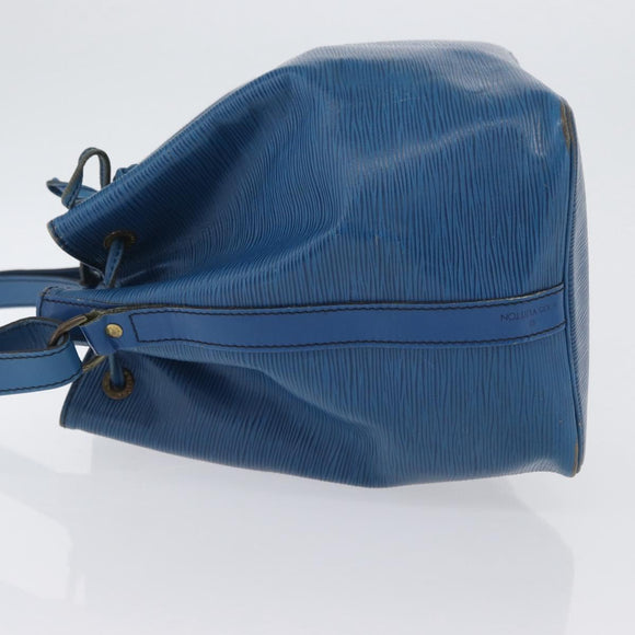 LOUIS VUITTON Epi Petit Noe Shoulder Bag Blue M44105 LV Auth 165858