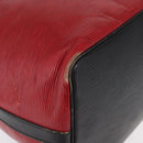 LOUIS VUITTON Epi Petit Noe Shoulder Bag Bicolor Black Red M44017 LV Auth 165859-16