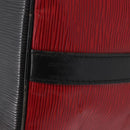 LOUIS VUITTON Epi Petit Noe Shoulder Bag Bicolor Black Red M44017 LV Auth 165859-17