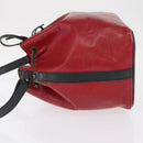 LOUIS VUITTON Epi Petit Noe Shoulder Bag Bicolor Black Red M44017 LV Auth 165859-4