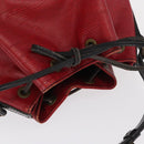 LOUIS VUITTON Epi Petit Noe Shoulder Bag Bicolor Black Red M44017 LV Auth 165859-6