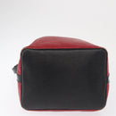LOUIS VUITTON Epi Petit Noe Shoulder Bag Bicolor Black Red M44017 LV Auth 165859-5