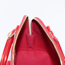 LOUIS VUITTON Monogram Vernis Alma PM Bag Rouge Grunadine M91693 Auth 165861-19
