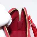 LOUIS VUITTON Monogram Vernis Alma PM Bag Rouge Grunadine M91693 Auth 165861-20
