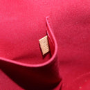 LOUIS VUITTON Monogram Vernis Alma PM Bag Rouge Grunadine M91693 Auth 165861-12