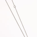 CHANEL COCO Mark Necklace metal Silver tone CC Auth 165863SM-5