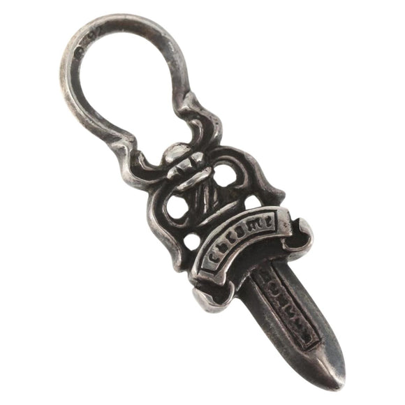 Chrome Hearts Dolch-Anhänger, Top Ag925 Silber, Original, 165864SM