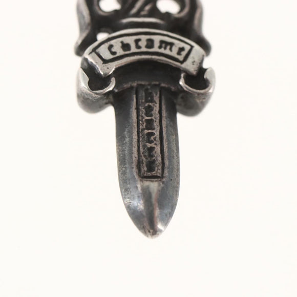Chrome Hearts Dagger Charm Pendant Top Ag925 Silver Auth 165864SM