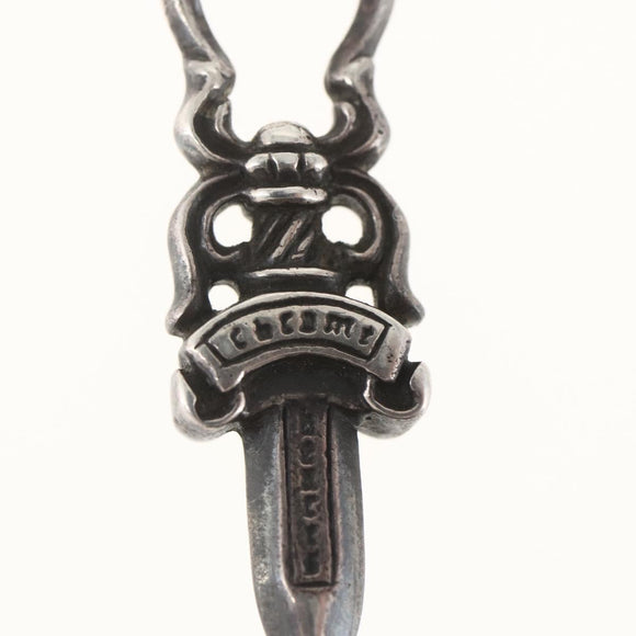 Chrome Hearts Dolch-Anhänger, Top Ag925 Silber, Original, 165864SM