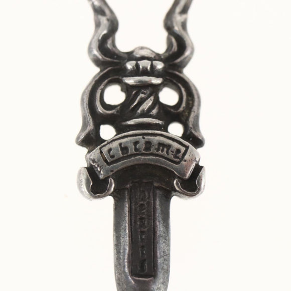 Chrome Hearts Dolch-Anhänger, Top Ag925 Silber, Original, 165864SM