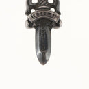 Chrome Hearts Dagger Charm Anhänger-Top Ag925 Silber Auth 165865SM-3