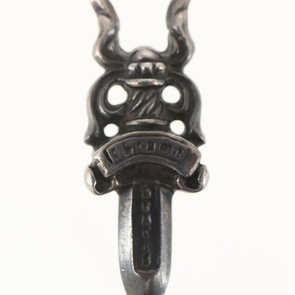 Chrome Hearts Dagger Charm Anhänger-Top Ag925 Silber Auth 165865SM