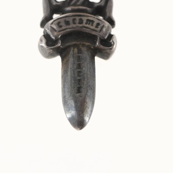 Chrome Hearts Dagger Charm Anhänger-Top Ag925 Silber Auth 165865SM