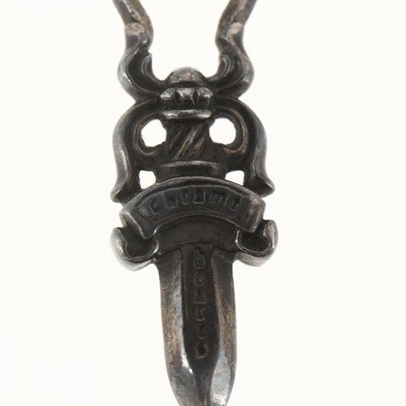 Chrome Hearts Dagger Charm Pendant Top Ag925 Silver Auth 165866SM