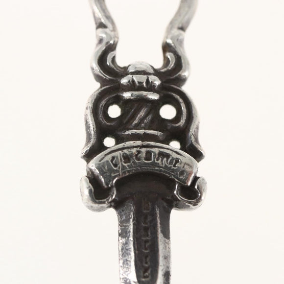 Chrome Hearts Dagger Charm Pendant Top Ag925 Silver Auth 165867SM