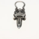 Chrome Hearts Dolch-Charm-Anhänger Top Ag925 Silber Authentisch 165869SM-13