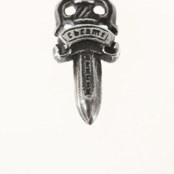 Chrome Hearts Dolch-Charm-Anhänger Top Ag925 Silber Authentisch 165869SM