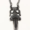 Chrome Hearts Dolch-Charm-Anhänger Top Ag925 Silber Authentisch 165869SM-4