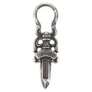 Chrome Hearts Dolch-Charm-Anhänger Top Ag925 Silber Authentisch 165869SM-6