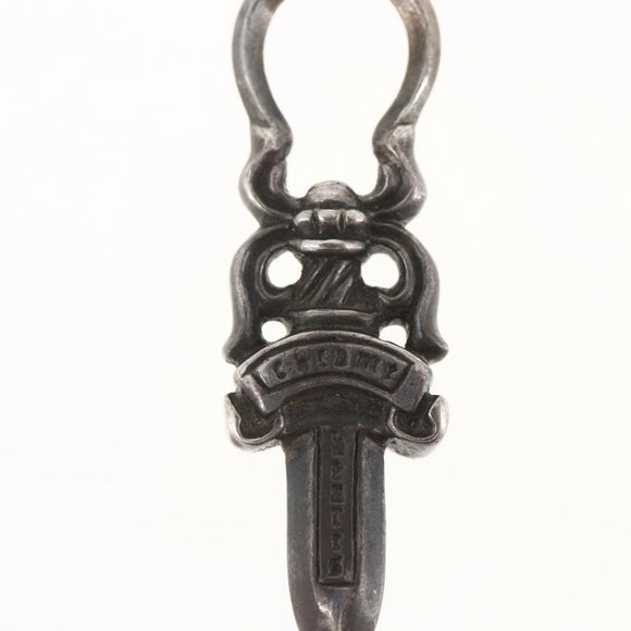 Chrome Hearts Dagger Charm Pendant Top Ag925 Silver Auth 165870SM