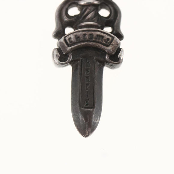 Chrome Hearts Dagger Charm Pendant Top Ag925 Silver Auth 165870SM