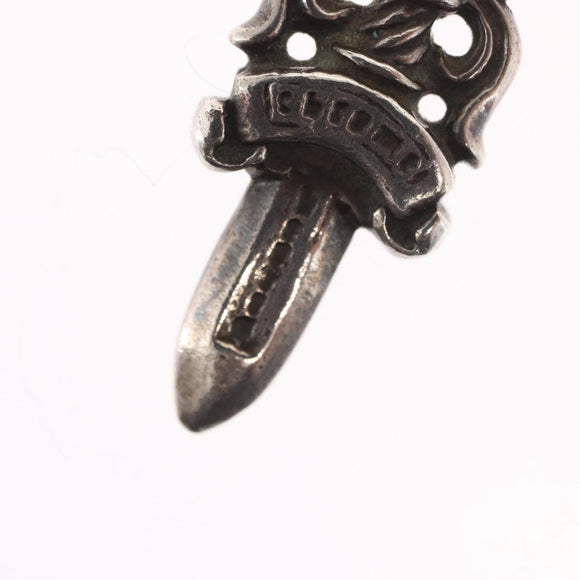 Chrome Hearts Dagger Charm Pendant Top Ag925 Silver Auth 165872SM
