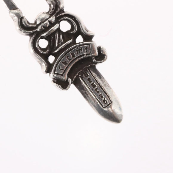 Chrome Hearts Dagger Charm Pendant Top Ag925 Silver Auth 165875SM