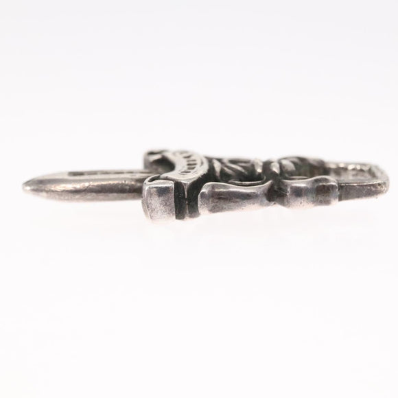 Chrome Hearts Dolchanhänger Top Ag925 Silber Auth 165876SM