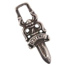 Chrome Hearts Dolchanhänger Top Ag925 Silber Auth 165876SM-1