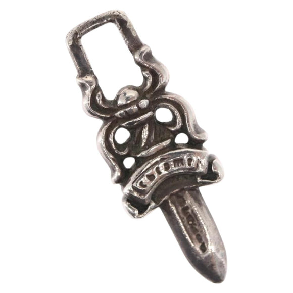 Chrome Hearts Dolchanhänger Top Ag925 Silber Auth 165876SM