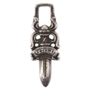 Chrome Hearts Dolchanhänger Top Ag925 Silber Auth 165876SM-2