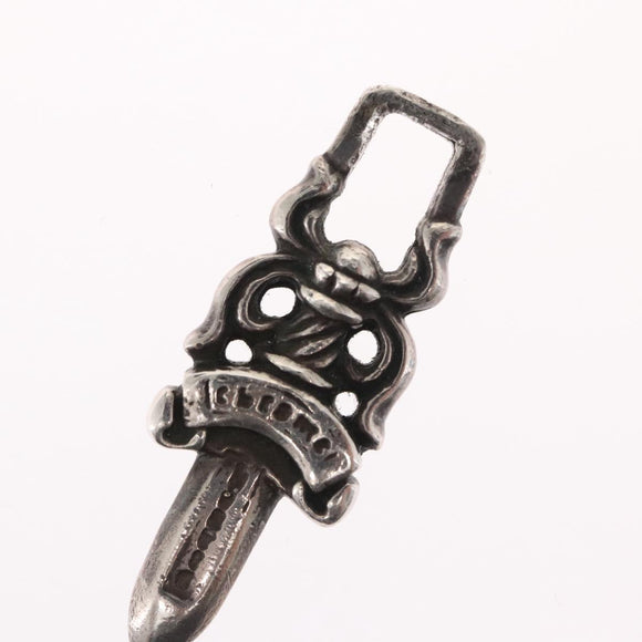 Chrome Hearts Dolchanhänger Top Ag925 Silber Auth 165876SM