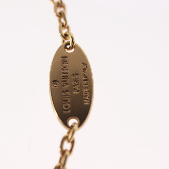 LOUIS VUITTON Brassle Heart Falling in Love metal Gold M00466 LV Auth 165877SM