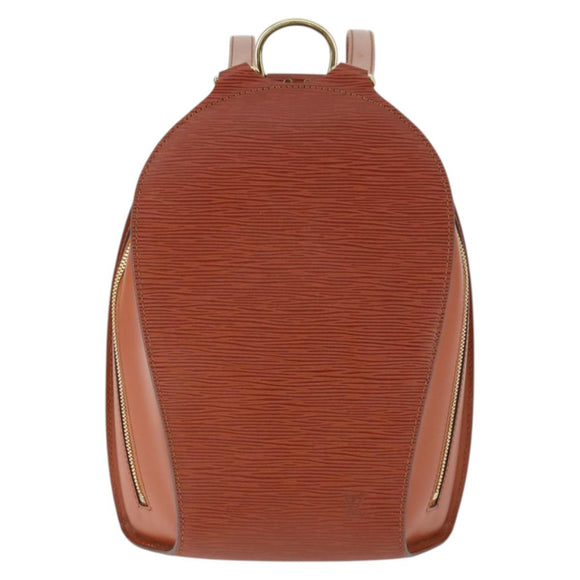 LOUIS VUITTON Epi Mabillon Backpack Brown M52233 LV Auth 165879