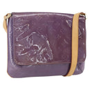 LOUIS VUITTON Monogram Vernis Thompson Street Bag Viole M91095 LV Auth 165882-1