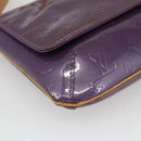 LOUIS VUITTON Monogram Vernis Thompson Street Bag Viole M91095 LV Auth 165882-11