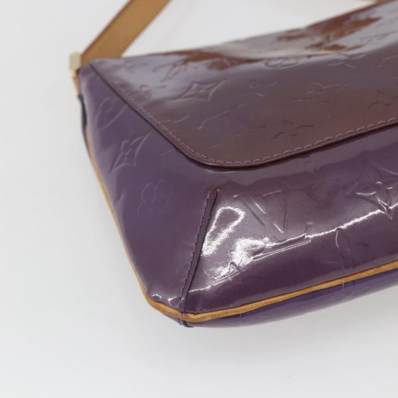 LOUIS VUITTON Monogram Vernis Thompson Street Bag Viole M91095 LV Auth 165882