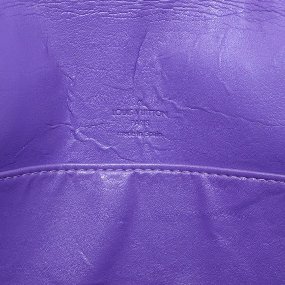 LOUIS VUITTON Monogram Vernis Thompson Street Bag Viole M91095 LV Auth 165882