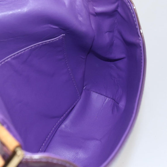 LOUIS VUITTON Monogram Vernis Thompson Street Bag Viole M91095 LV Auth 165882